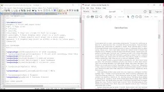 Easy Setup for Text Editing LaTex Environment