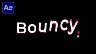 Bouncy Text Animation in After Effects | After Effects Tutorial Deutsch