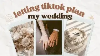 how I'm planning my own wedding with tiktok 💍
