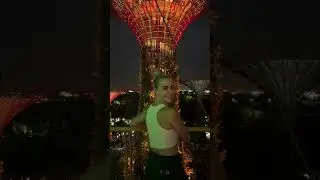 How extra is Singapore? Free light show in the garden by the bay 