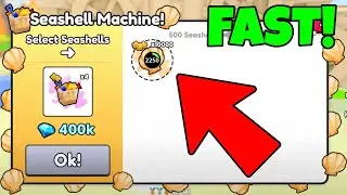 How To Get Seashells FAST In Pet Simulator 99!