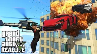 РЖ ПОДРОСТКА в GTA 5 - ПРЫЖОК С НЕБОСКРЕБА КАК В ФОРСАЖЕ 7!!! СМЕРТЕЛЬНЫЙ УГОН!