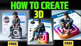 How To Create 3D Social Media profile images | Bing Viral Ai Editing | 3D social media profile