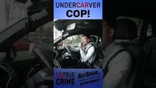 Cop gets dragged under car - UNTRUE CRIME #funny #truecrime #cops #police #parody #murdermystery