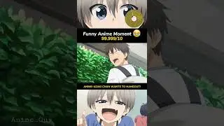 Funny Anime Moments 😂 #shorts #uzakichanwantstohangout #funnyanimemoments