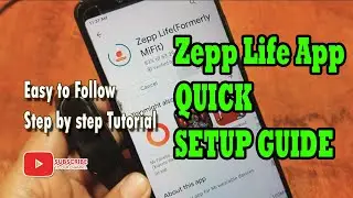 ZEPP Life App Setup - Quick Guide
