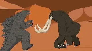 LEGENDARY GODZILLA vs BEHEMOTH | EPIC BATTLE!! | godzilla animation
