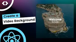 Video Background Component in React JS | With a Background Overlay