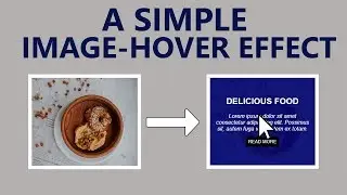 Image Hover Effect using HTML and CSS