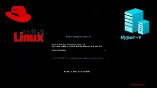 How to install red hat enterprise Linux on hyper-v