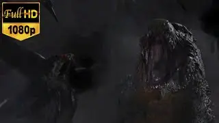 Godzilla (2014) - Godzilla vs 2 Mutos Fight scene [HD 1080p]