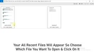 How To Use Recent Pdf In Pdf Editor Office : All In One