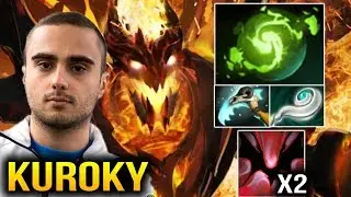 Kuroky Try to Play Carry Shadow Fiend - Double Ulti Refresher Dota 2