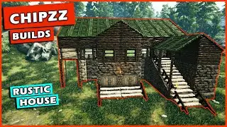 Ark: How To Build A Rustic House | No Clip Enabled | Building Tutorial