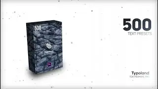 500 Text Animation Pack Premiere Pro Presets
