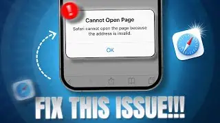 How to Fix Safari Cannot Open Page on iPhone | Solve The Address Is Invalid on Safari Browser