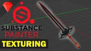 Substance Painter Texturing Timelapse | ENCHANTED SWORD