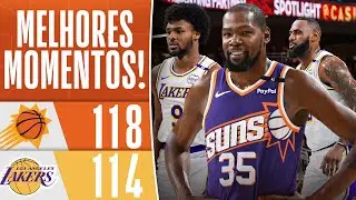 Suns beat Lakers in LEBRON AND BRONNY'S 1ST NBA Preseason together I HIGHLIGHTS