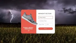 Payment Checkout Form Using HTML and CSS