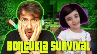 Boncukla Minecraft Survival Keyfi - Bölüm 2 - TAVUK OLDUM !!!