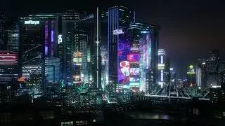 Night City 4K view 2024