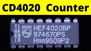CD4020 Counter IC | 14 bit binary ripple counter IC 4020