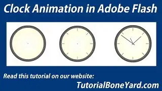 Animated Clock in Adobe Flash