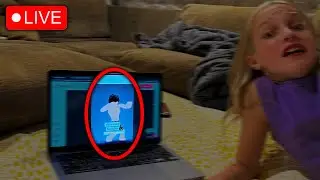 I caught my little sister watching.. 😳