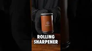 From dull to razor sharp Buck Knife with the Tumbler Rolling Knife Sharpener