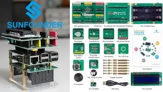 Sunfounder PiPlus kit review - RASPBERRY PI Sensors.