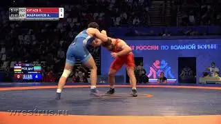 ЧР-21. Вольная. 97 кг. 1/2 финала. Хох ХУГАЕВ - Алихан ЖАБРАИЛОВ