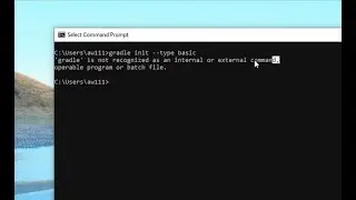 gradle is not recognized as an internal or external command | To install gradle in windows.