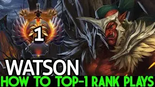 WATSON [Troll warlord] How to TOP-1 Rank Plays No Mercy 20 Kills Dota 2