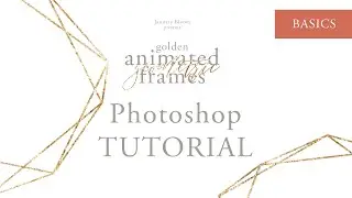 Photoshop tutorial: How to use animated gold frames inside Photoshop