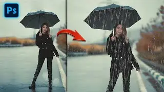 Rain effect photoshop - rain effect in photoshop tutorial.