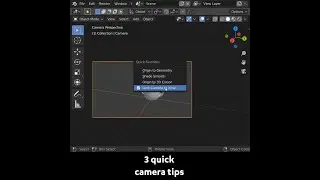 Daily Blender Secrets - 3 Quick Camera Tips