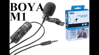 Лучшая петличка Boya BY-M1 Обзор и тест петличного микрофона с алиэкспресс