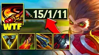 THE ABSOLUTE BEST WUKONG JUNGLE GAME YOU'LL EVER SEE! (LEGIT 1V9 CARRY)