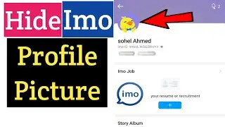 How To Hide Imo Profile Picture | Hide Imo Profile Photo