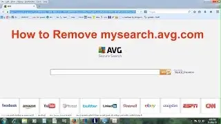 Remove mysearch.avg.com