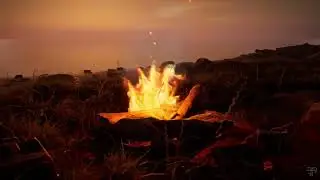 Camp fire | Environment design in Unreal engine