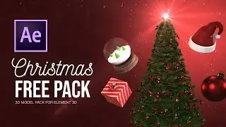 [FREE DOWNLOAD] Christmas 3D Models for After Effects Pack