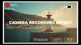 Camera Recording Effect Premiere Pro Presets