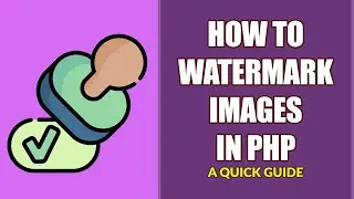 Add watermark to image using PHP