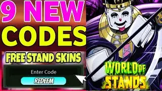 UPDATE⚡WORLD OF STANDS CODES SEPTEMBER 2024 - ROBLOX WORLD OF STANDS CODES -WORLD OF STANDS CODE