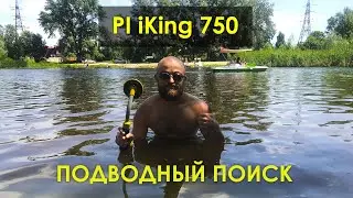 Первый ПОДВОДНЫЙ ПОИСК с PI iKing 750 / Монеты / Мусор