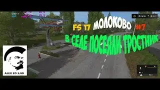 стрим Farming Simulator 2017 карта Молоково (русская техника) # 7 в селе посеяли тростник.