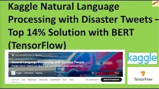 BERT Text Classification Kaggle NLP  Disaster Tweets  TensorFlow 