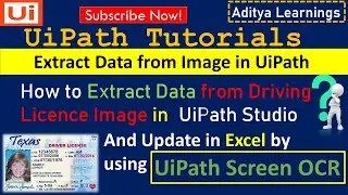 Extract data from image using UiPath screen ocr in UiPath Studio | RPA LEARNERS | UiPath Screen OCR