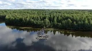 Карелия, Уницкая губа. Урочище Причал Черкасы. Съёмка с квадрокоптера